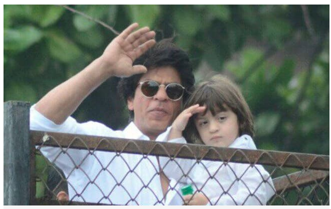 Eid Mubarak from Shah Rukh Khan and Abram