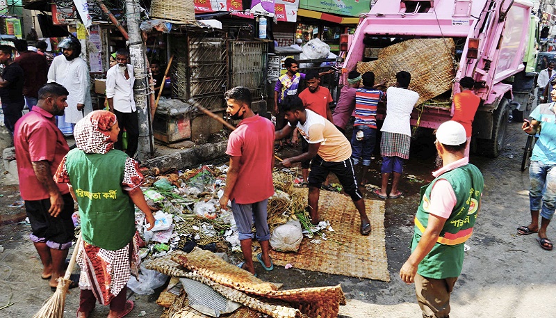 All wastes of sacrificial animals removed from city