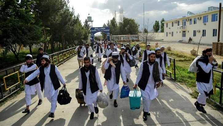 Taliban pledge Afghan peace talks after prisoner release completed