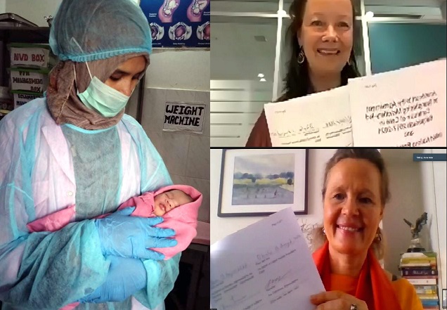 Swedish supports for corona, midwifery responses in Bangladesh