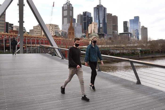 Australia records significant fall in new virus cases