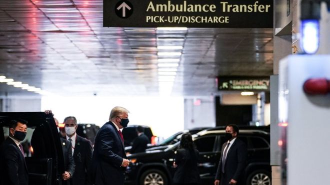 Trump visits brother in New York hospital
