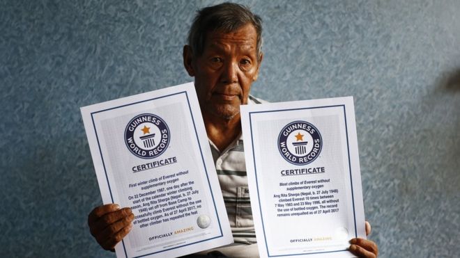 Nepalese Ang Rita Sherpa: Everest record-breaker dies aged 72