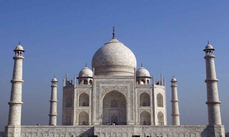 Eerily empty India’s Taj Mahal after longest shutdown