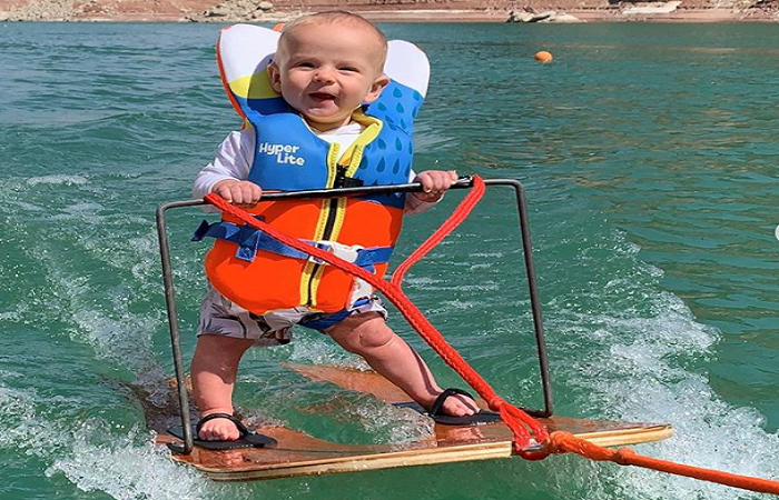 6-month-old becomes youngest person to go water skiing (watch)