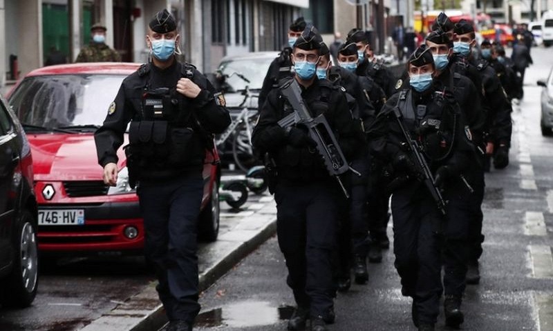 Paris attack: Stabbing near Charlie Hebdo office 'an act of terror'