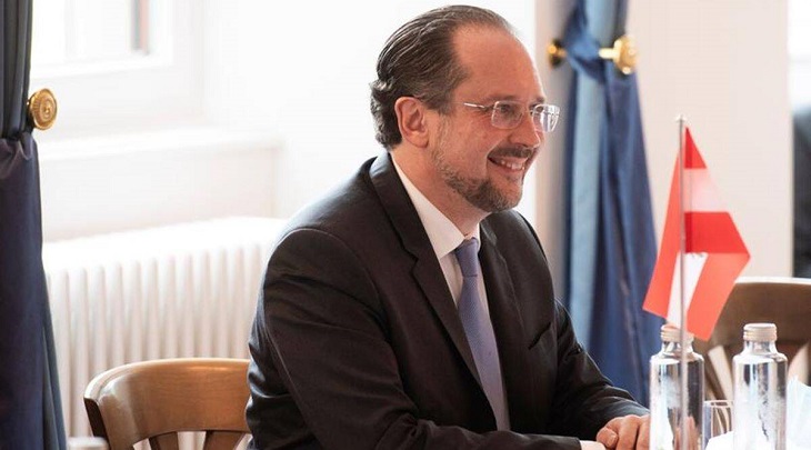 Austrian FM tests positive for COVID-19