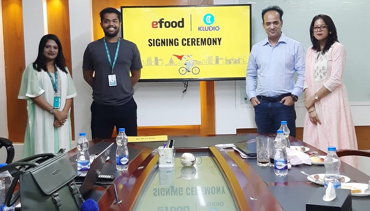 Kludio Kitchen’s food now at e-food