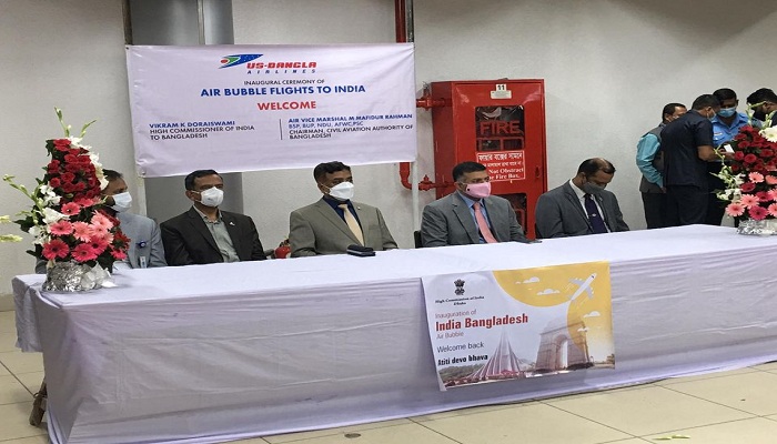 Bangladesh, India formally launch air bubble flights today 