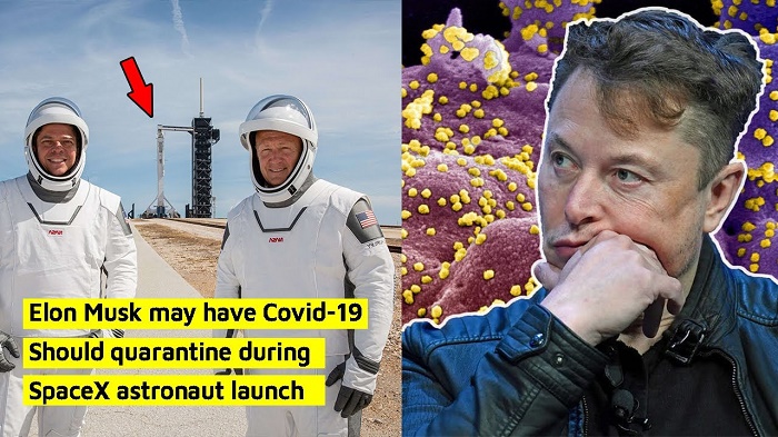Elon Musk may have Covid-19, should quarantine during SpaceX astronaut launch Sunday, NASA says