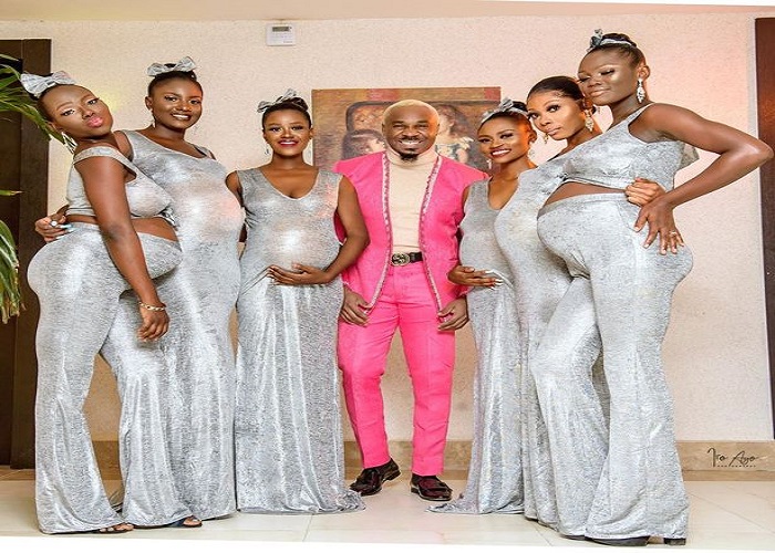 Man arrives at wedding with six pregnant girlfriend 
