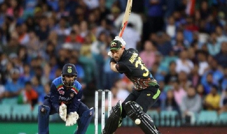 Maxwell fireworks as Australia hit 186-5 in India T20
