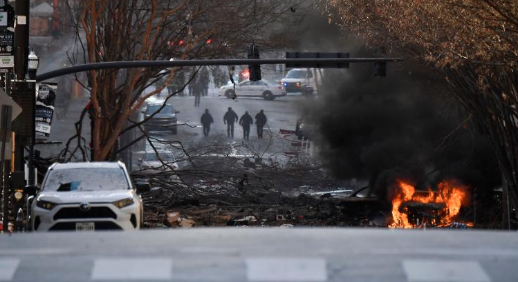 Possible human remains found near Nashville explosion site