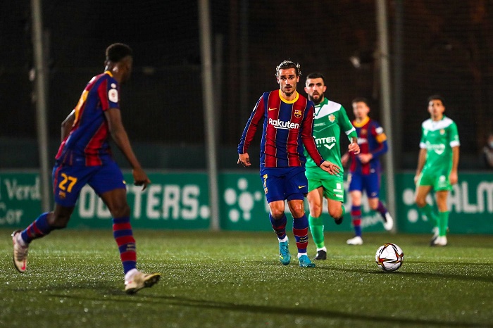 Barcelona labour past third-tier Cornella in Copa del Rey