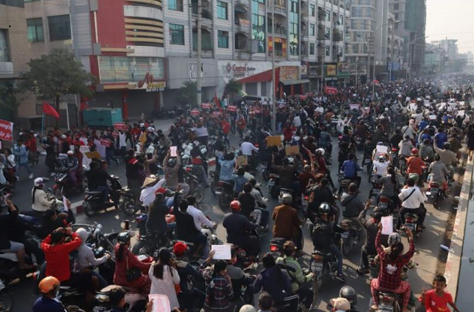 Martial law declared in seven Myanmar townships