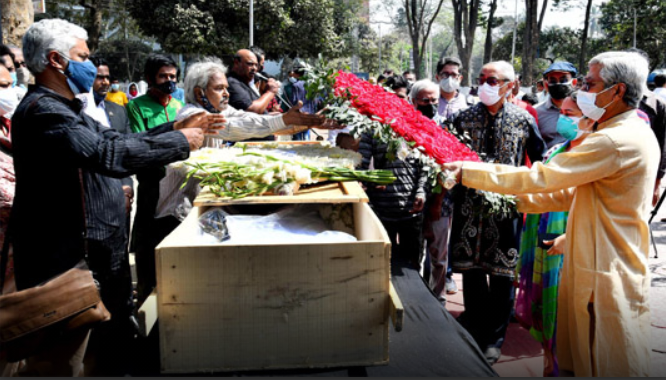Lily Chowdhury laid to rest at Banani graveyard
