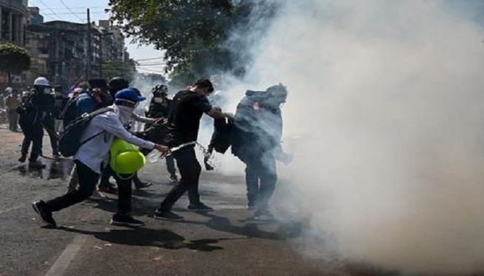 Six killed in Myanmar as UN condemns protest crackdown