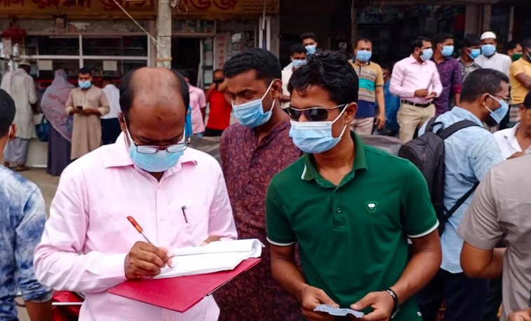 60 people fined for breaching COVID-19 safety rules in Bhola