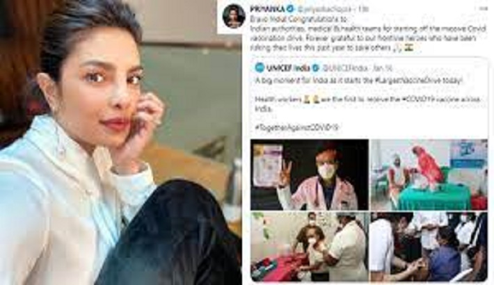 Priyanka Chopra requests for help as India is suffering from Covid-19