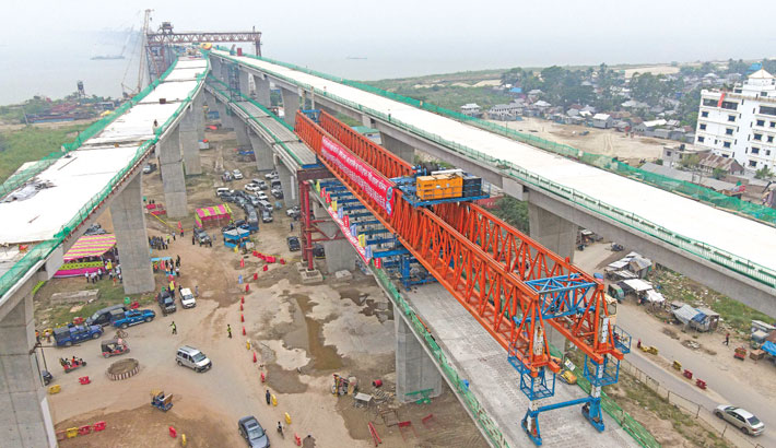 Padma Bridge Rail Link: Viaduct-2 construction completes before schedule