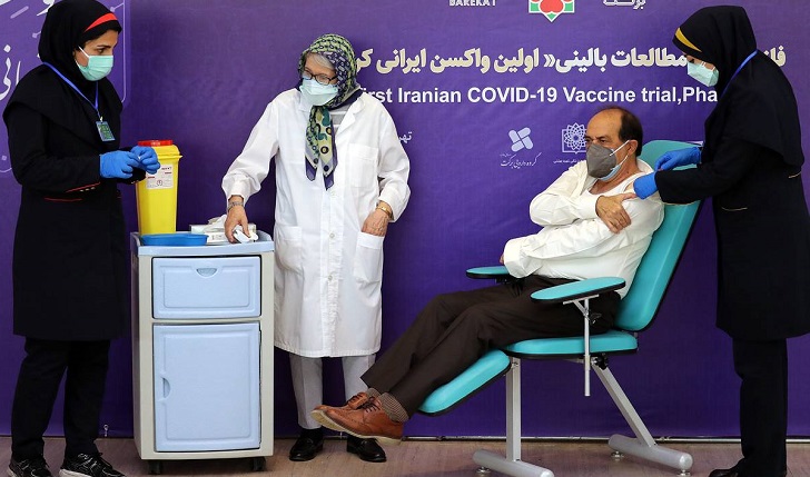 Iran successfully tests domestic coronavirus vaccine on humans