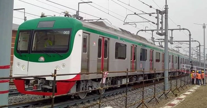 Metro Rail completes test run in Dhaka