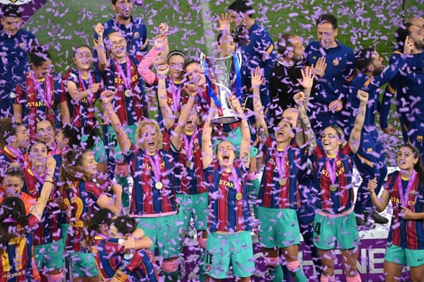 Barcelona thrash Chelsea to win women's Champions League for first time