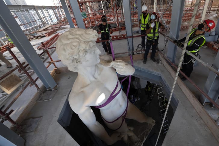 How a 17-foot, 3D-printed twin of Michelangelo's David in Dubai could help revive tourism in Florence