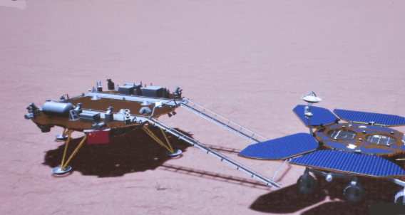 China’s Mars rover starts roaming the Red Planet