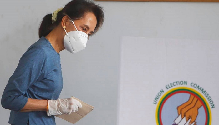 Myanmar's Suu Kyi defiant in first comments since coup