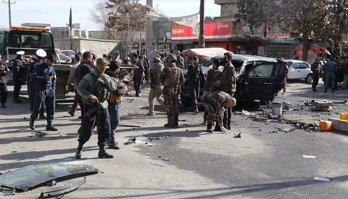 Afghan lecturers among four dead as bomb hits bus: officials