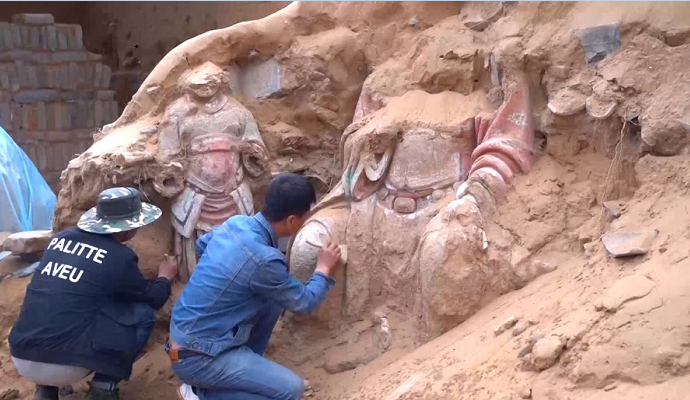 Never-before-seen Great Wall fort discovered (video)