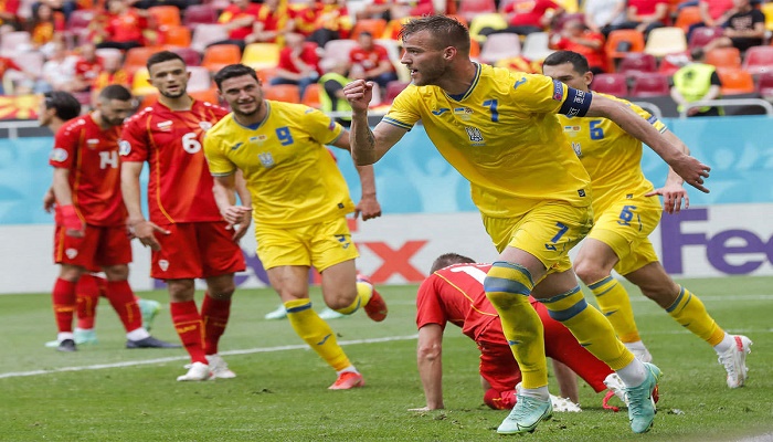 Yarmolenko guides Ukraine to nervy win over North Macedonia