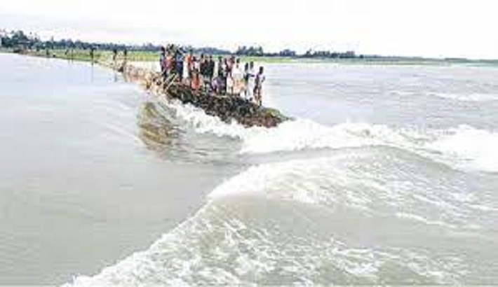 Sylhet division flooded due to onrush of water and heavy rainfall