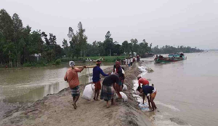 Over 50 villages flooded due to heavy rains in Kurigram