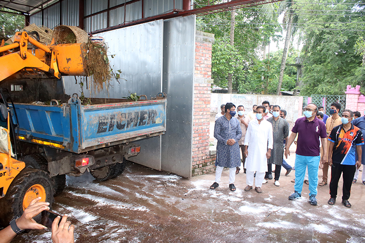 RCC removes waste within night