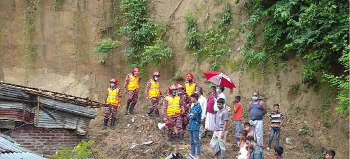 Landslides hit Chattogram, no casualties reported

