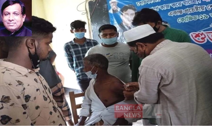 Unauthorised Vaccination at Patiya: Whip’s brother administers jab!