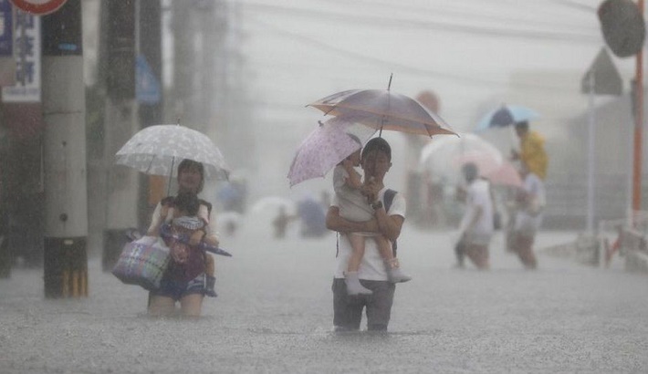 Over a million told to shelter amid Japan rain