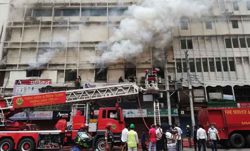 Banani 6-storey building fire comes under control