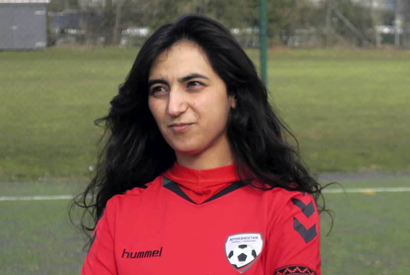 Afghanistan's female footballers make tearful calls for help