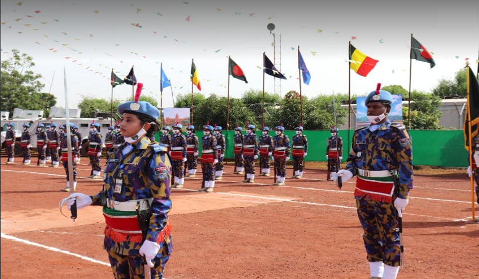 140 Bangladesh Police officers in Mali get UN Peacekeeping Medal