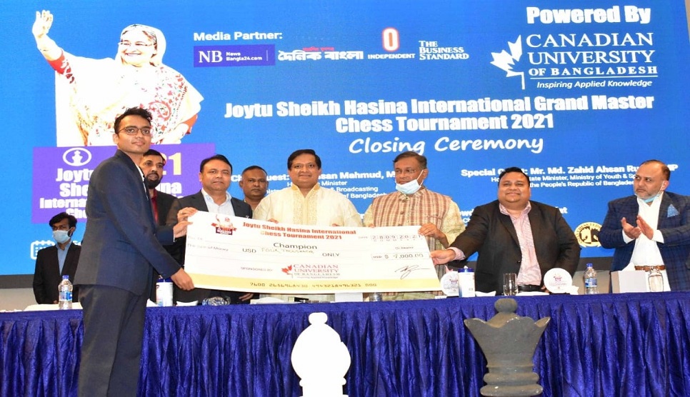 Joytu Sheikh Hasina Int'l Grandmasters Chess concludes