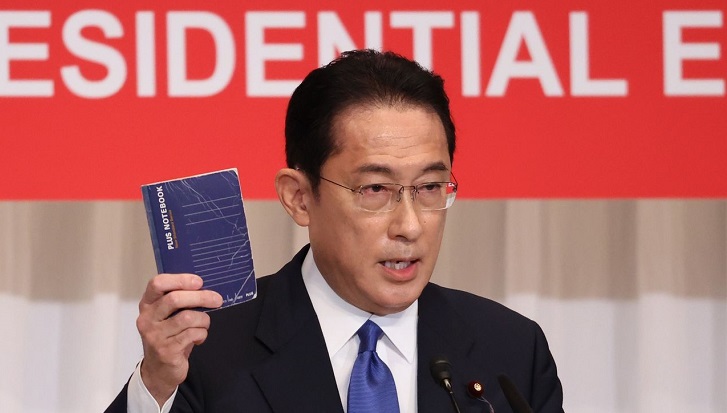 Japan ruling party elects Fumio Kishida leader, next PM