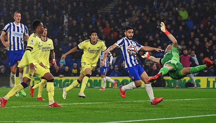 Arsenal's momentum halted by Brighton in stalemate