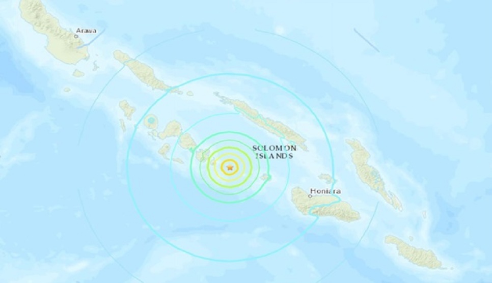 6.6-magnitude quake hits Solomon Islands: USGS
