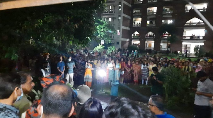 Fire at Dhaka University’s Sufia Kamal Hall
