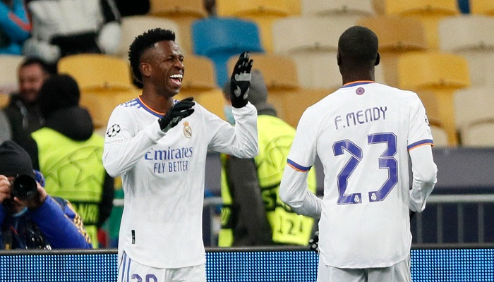 Vinícius double leads Real Madrid to 5-0 rout at Shakhtar