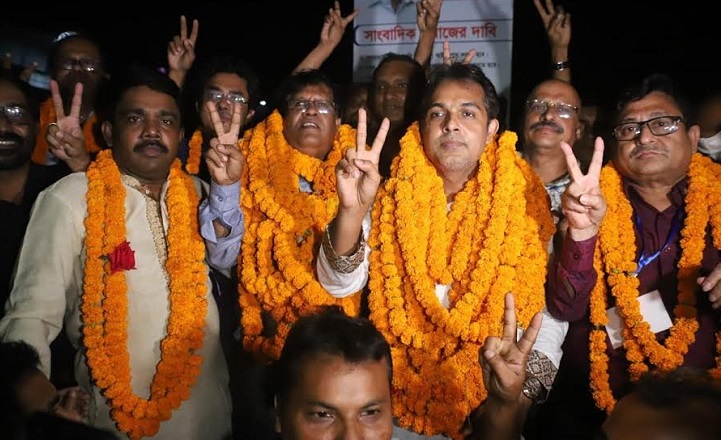 Faruque, Dip Azad elected BFUJ president, sec gen