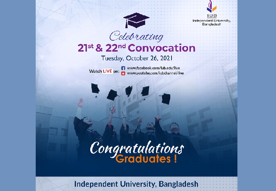IUB’s 21st and 22nd Convocation on Tuesday